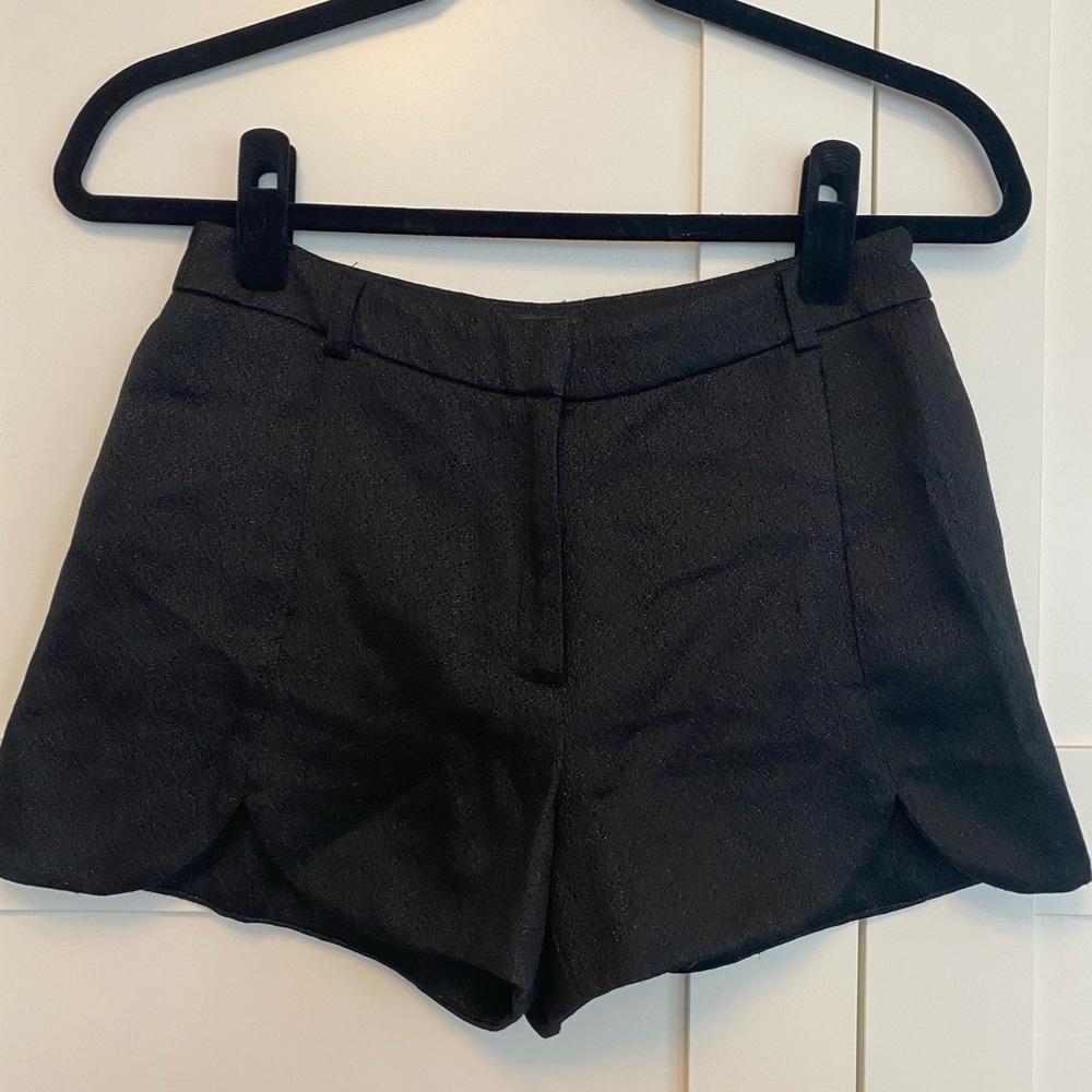 Black Topshop dress shorts